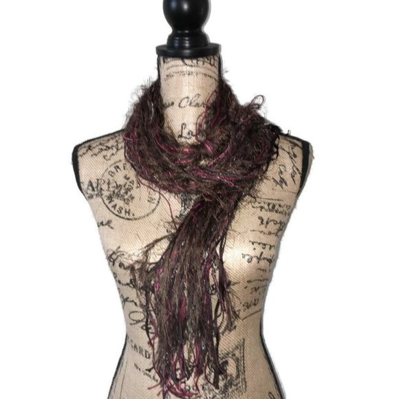 Scarf - Artisan handmade ribbon scarf - Picture 1 of 5